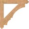 Ekena Millwork Balboa Arts & Crafts Smooth Bracket, Western Red Cedar, 5 1/2"W x 46"D x 46"H BKT06X46X46BOA03SWR - alternate 4
